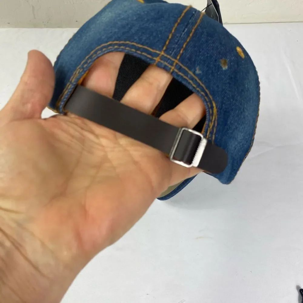 Denim Rhinestone Crown Cap - Picture 9 of 10